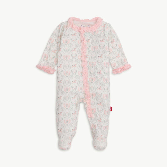 Carousel Modal Magnetic Footie with Ruffle