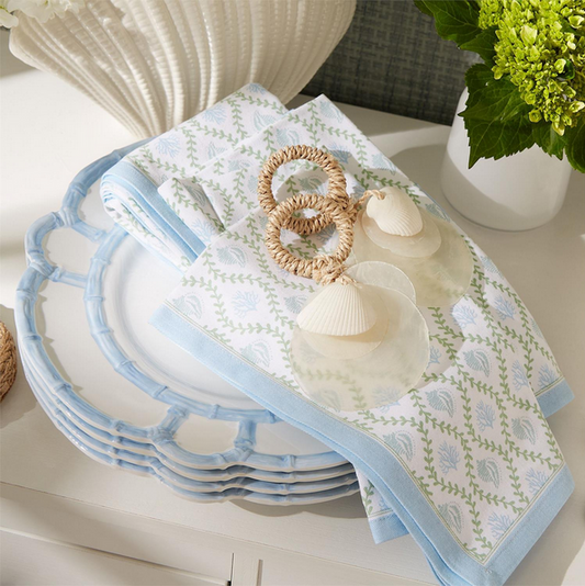 Bamboo Rim Dinner Plates