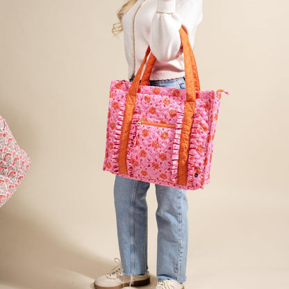 The Everyday Quilted Tote Bag