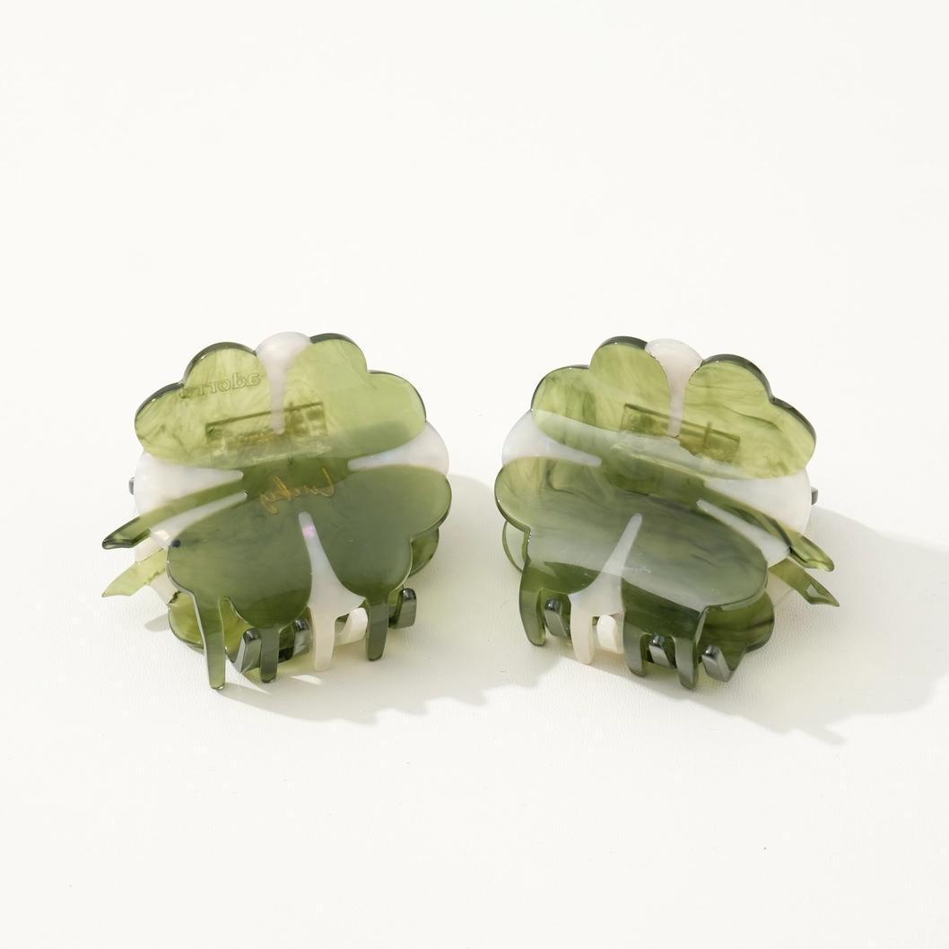 Four Leaf Clover Claw Clip