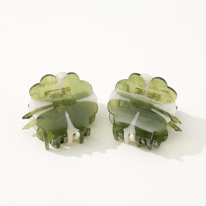 Four Leaf Clover Claw Clip