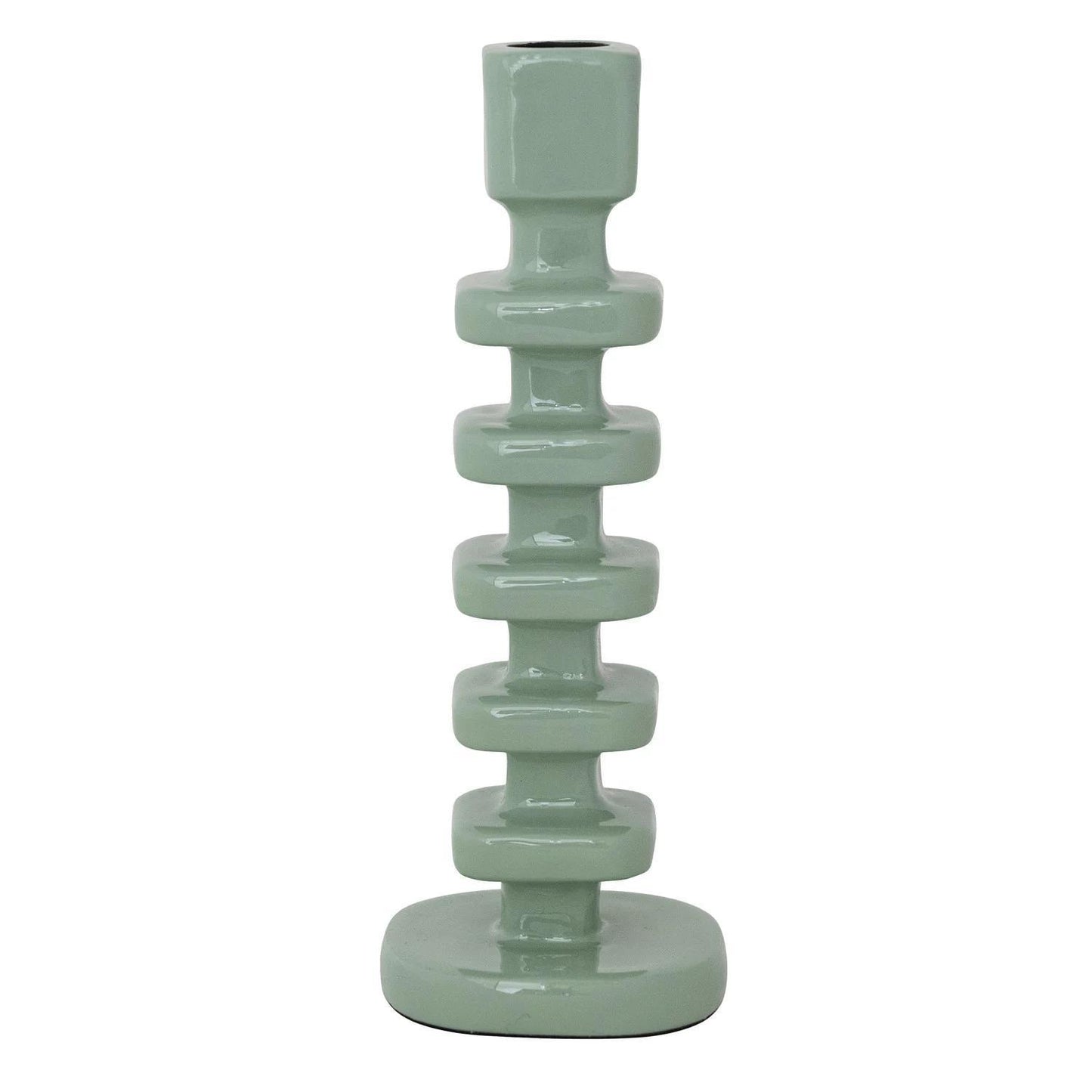 Enameled Aluminum Candle Holder