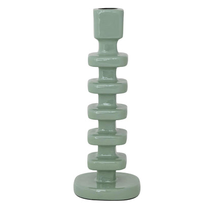Enameled Aluminum Candle Holder