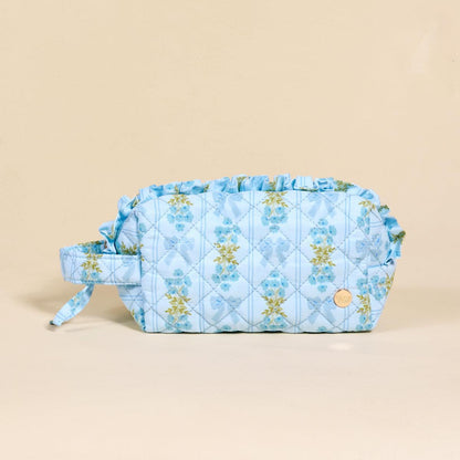 Essentials Quilted Cosmetic Pouch