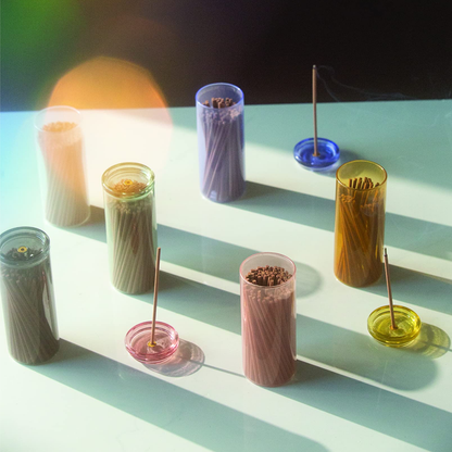 Haze Incense Jar with Holder