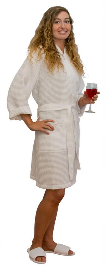Monogrammed Waffle Robe
