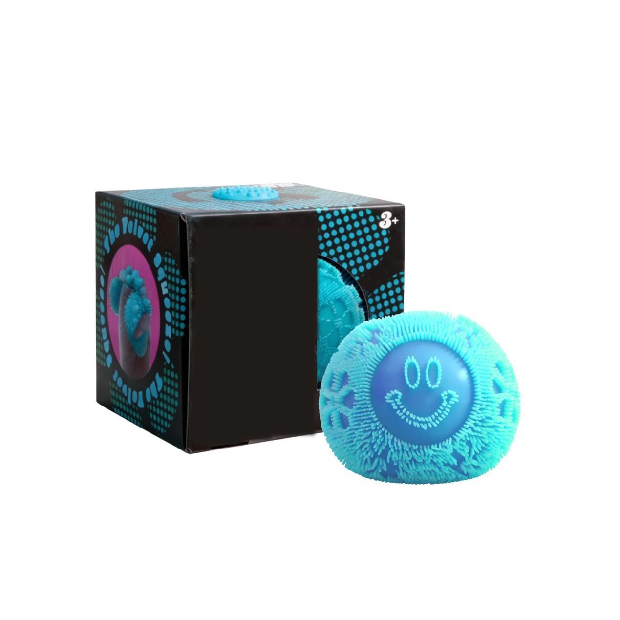 Smiley Velvet Squeeze flower power fuzz ball