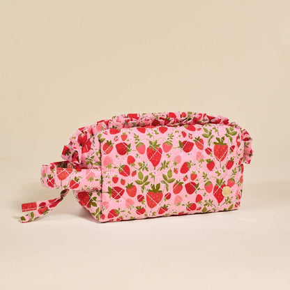 Essentials Quilted Cosmetic Pouch