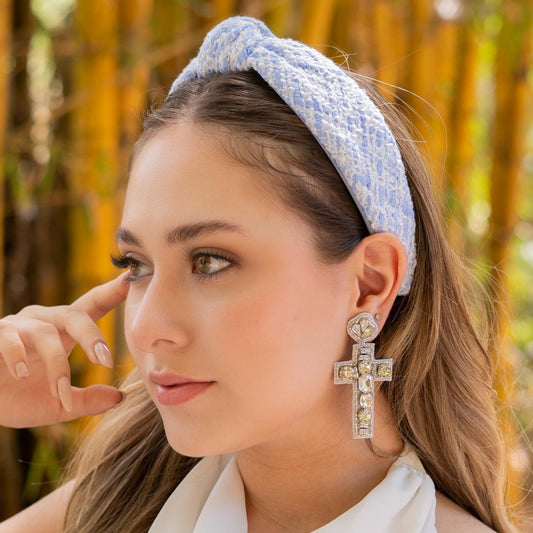 Tweed Padded Knot Headband