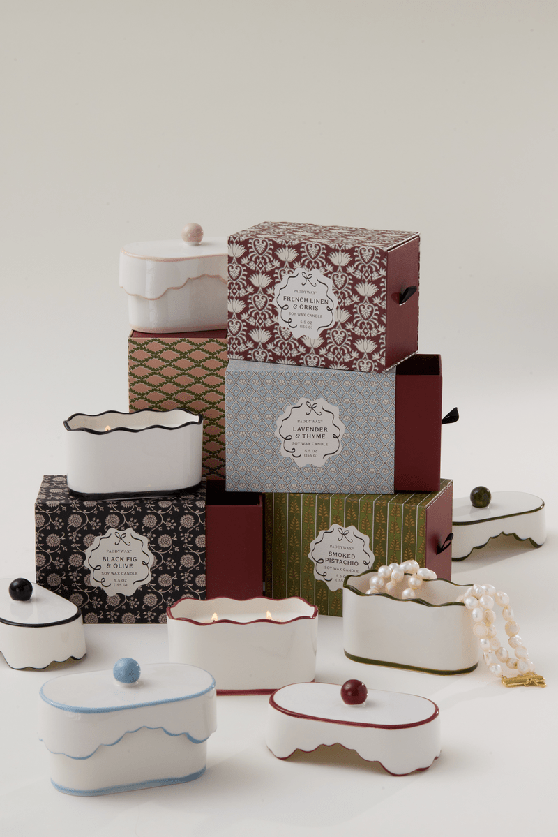 Chérie 5.5 oz. Porcelain Candle w/ Lid