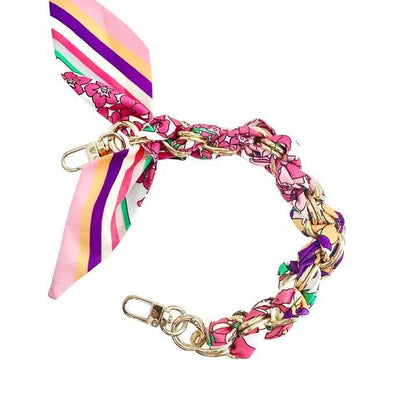 Gold Phone Chain with Scarf