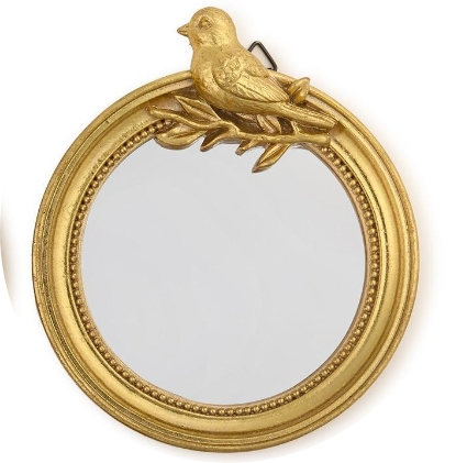 Round Mirror Garden Trinket Tray