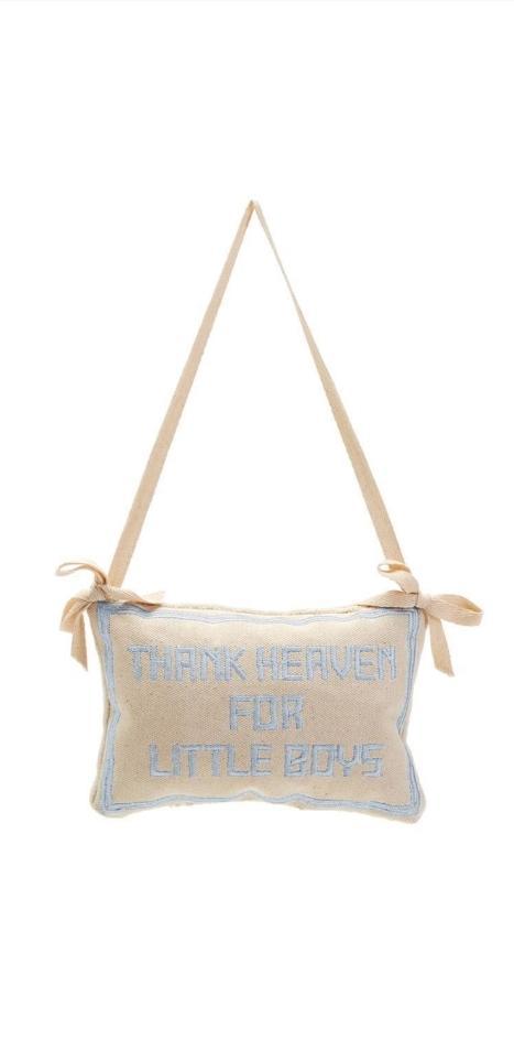 Thank Heaven Pillow Door Hanger