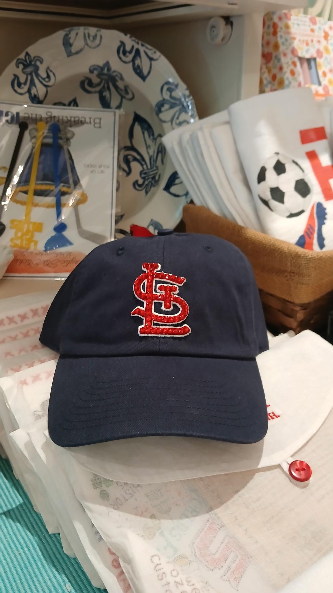 STL bling baseball hat