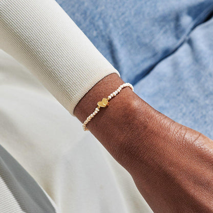 Mother's Day Pearls Heart Bracelet