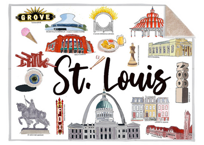 St. Louis Sherpa Dream Blanket - 60x80