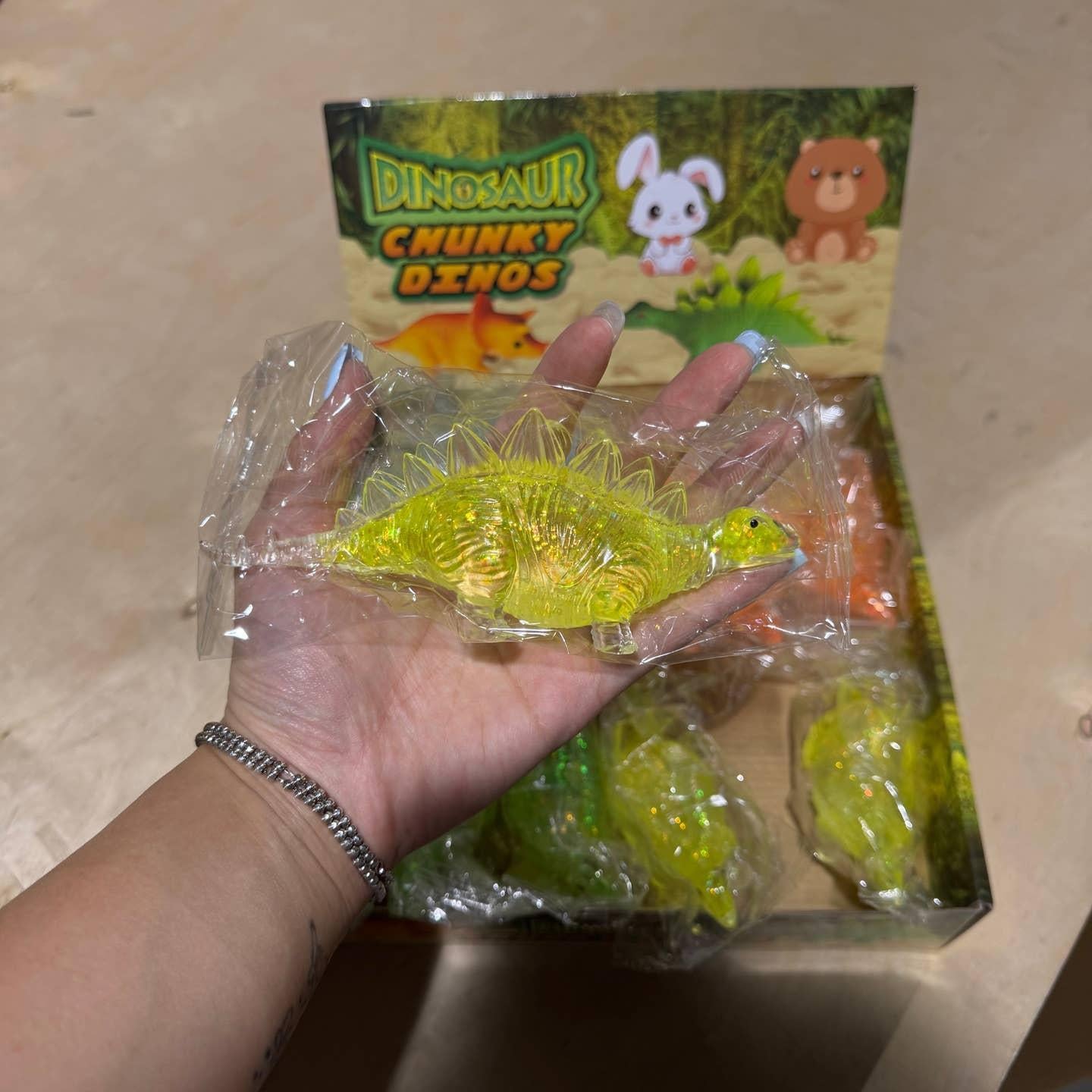 Sugar Squeeze Glitter Chunky Dinosaur