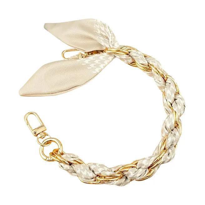 Gold Phone Chain with Scarf