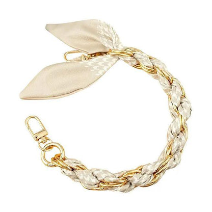 Gold Phone Chain with Scarf