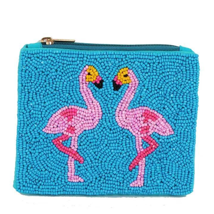Seed Beaded Coin Purse