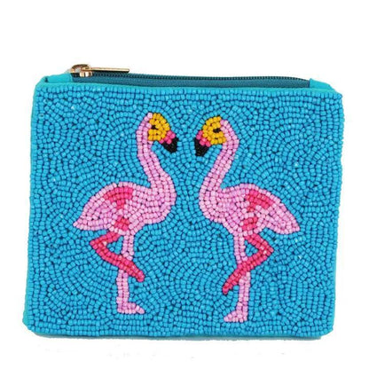 Seed Beaded Coin Purse