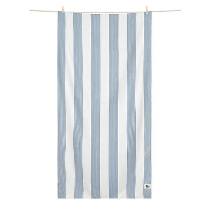 Cabana Stripe Beach Towel - Storm Cloud