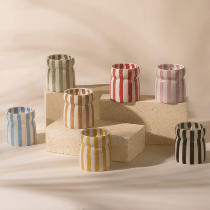 Cabana Stripe 6.5 oz. Candle