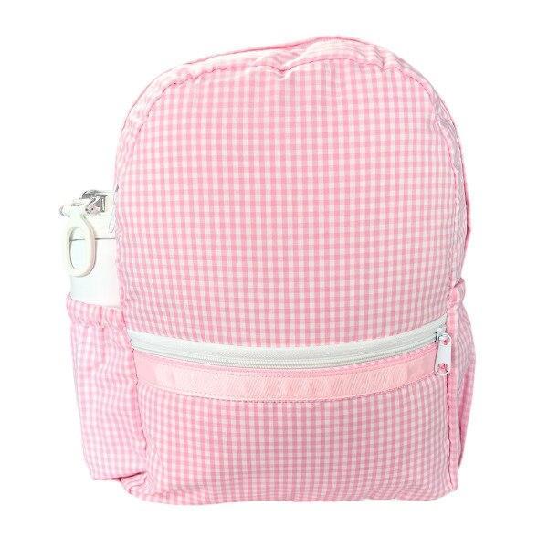 Seersucker Medium Backpack w/ monogram