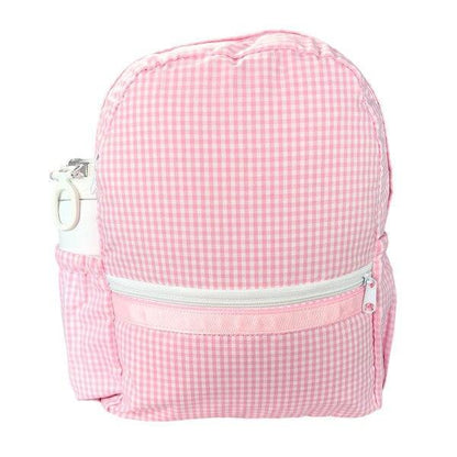 Seersucker Medium Backpack w/ monogram