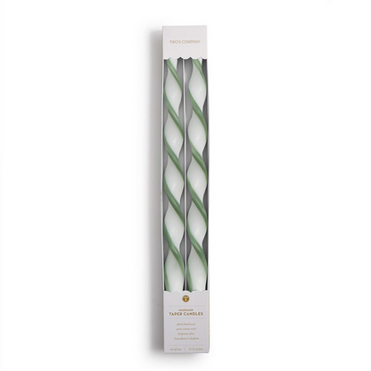15.75" Twist & Glow Taper Candles - Set/2