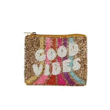 Seed Beaded Coin Purse