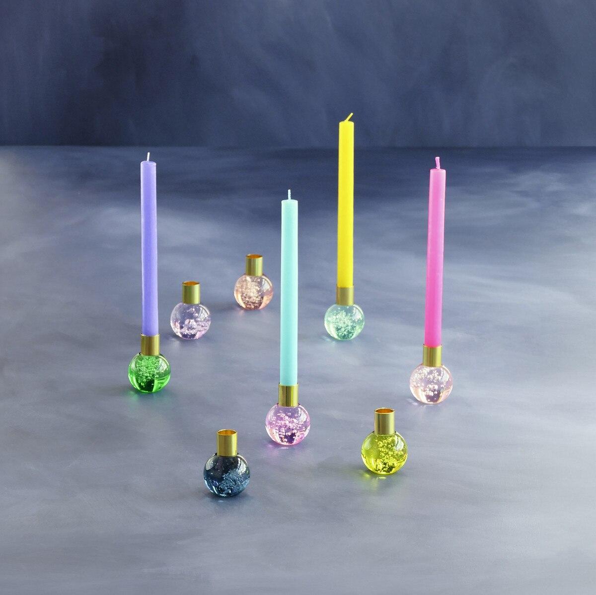 Crystal Ball Candle Holder