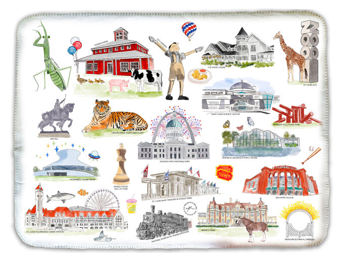 St. Louis Kids Adventure Blanket