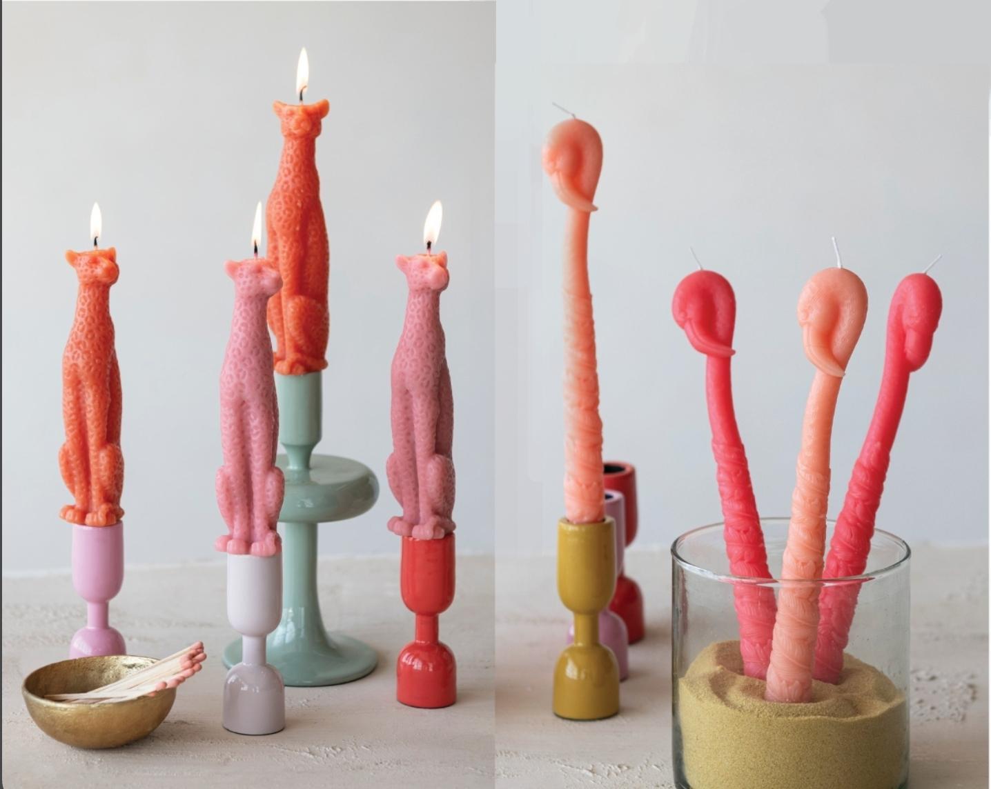 S/2 Animal Shaped Taper Candles
