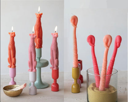 S/2 Animal Shaped Taper Candles