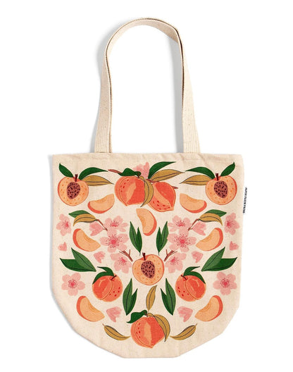 Fruit Print Canvas Tote Bag