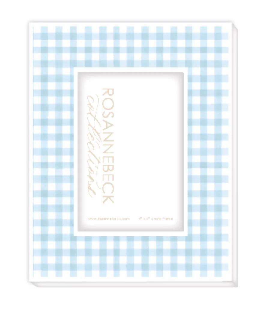Gingham Baby Frame