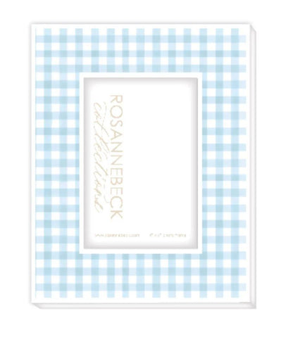 Gingham Baby Frame