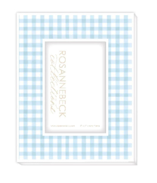 Gingham Baby Frame