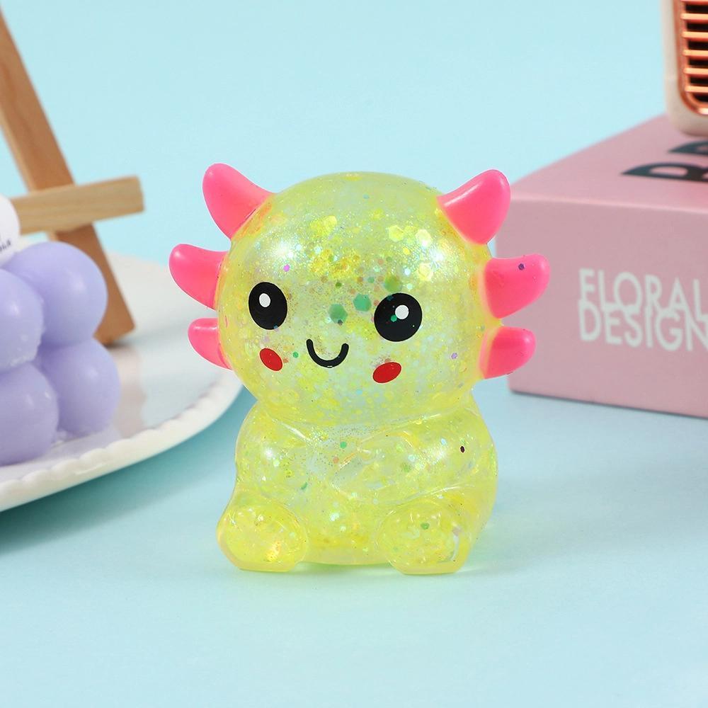 Maltose Glitter cute Salamander squishy fidget toy