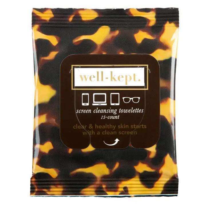 Screen Cleansing Towelettes / Tech Wipes - 15 Count