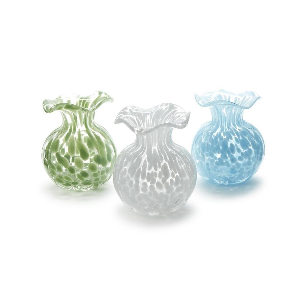 Ruffled Edge Spotted Vase
