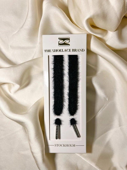 Faux Fur Plush Shoelaces