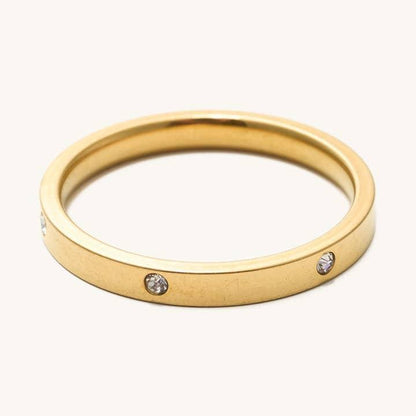 Skinny Corinne Gold Ring