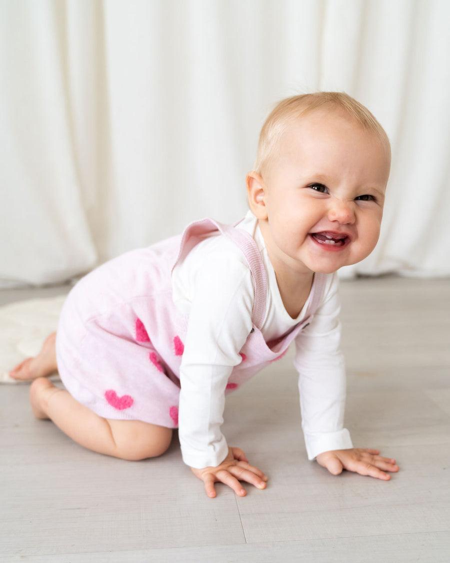 FUZZY HEARTS DRESS SET
