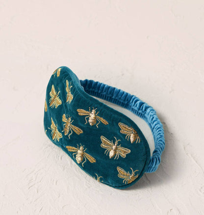 Honey Bee Rich Blue Eye Mask