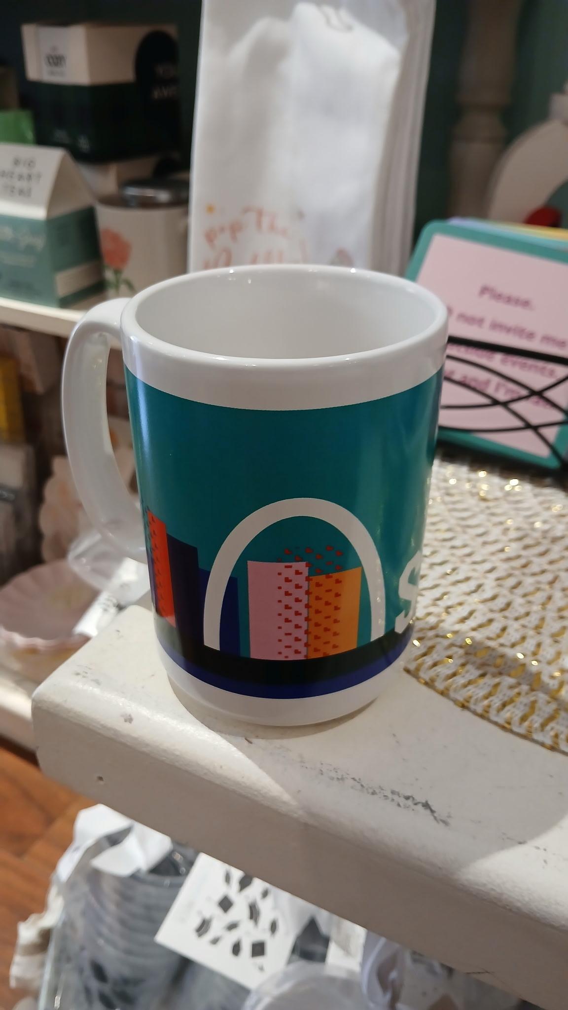 St. Louis Retro Printed Coffee Mug