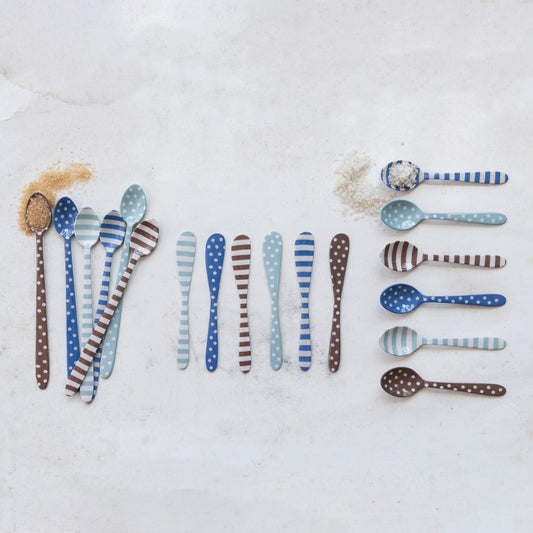 Stripes/Dots Enameled Utensils