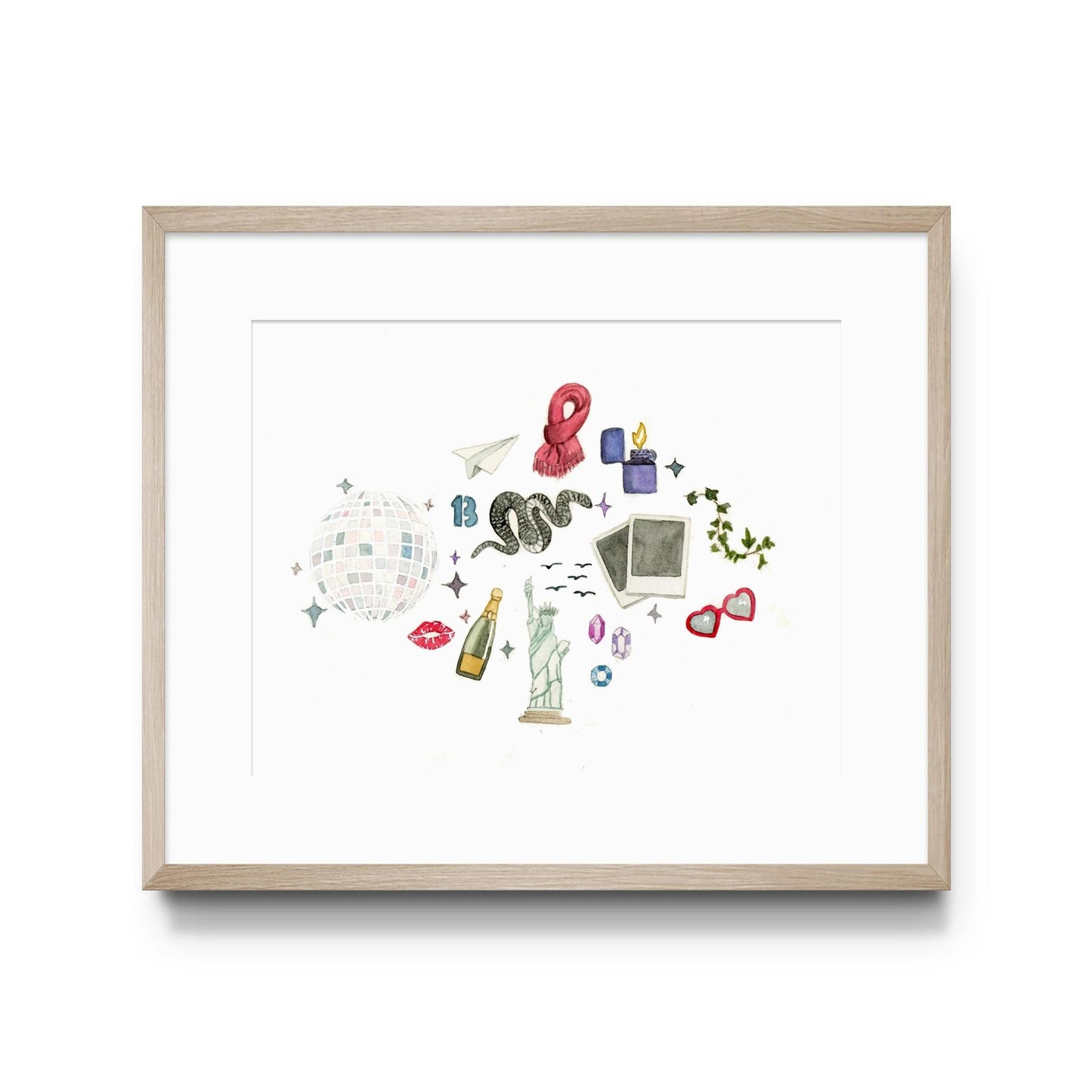 Eras Watercolor Art Print