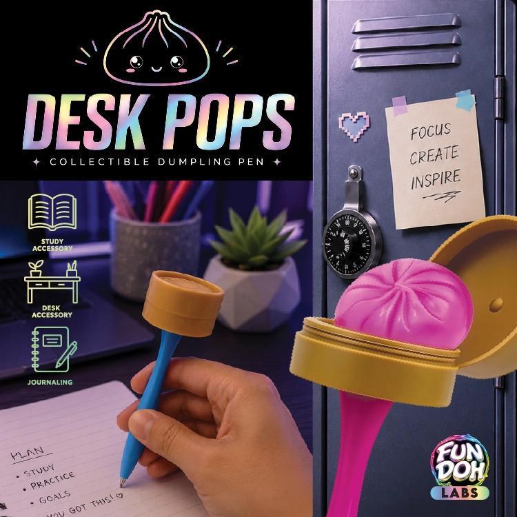 Fun Doh Desk Pops Squishy Pens
